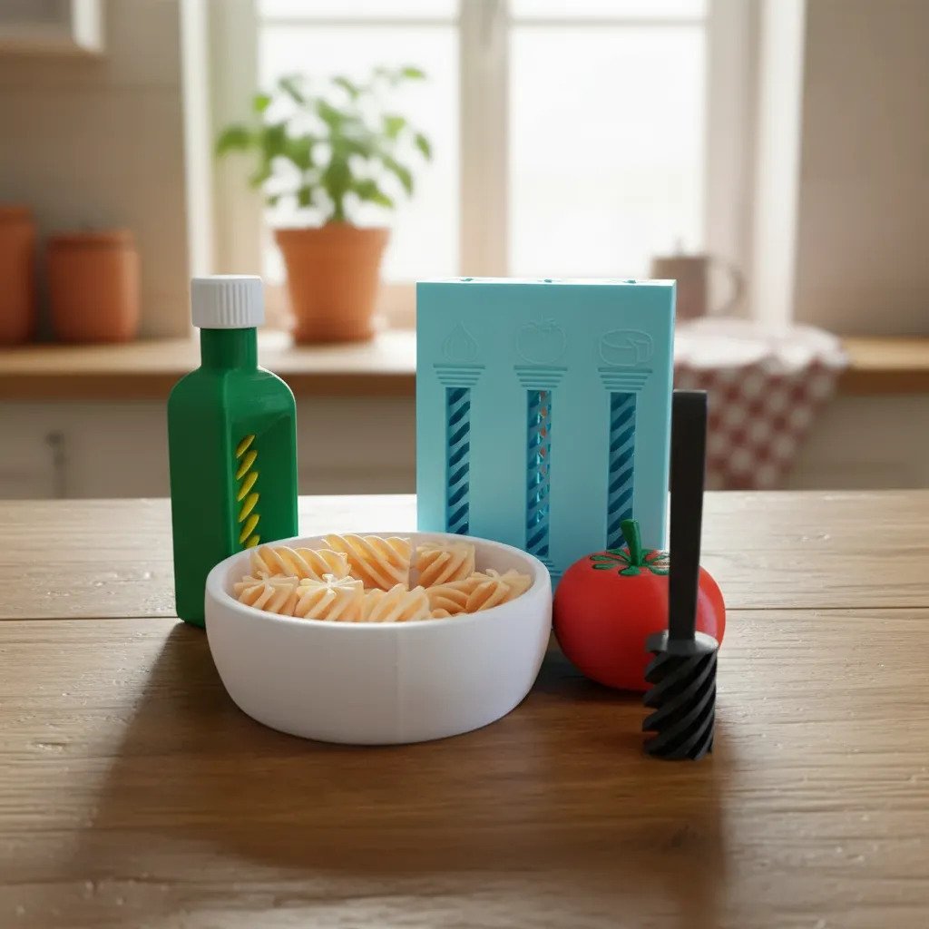 Cocina Infantil Pasta Italiana Kit Didáctico Satisfactorio