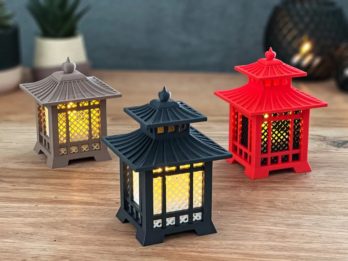 Mini Farol Japones Decoracion De Hogar Casita Tradicional - Imagen 5