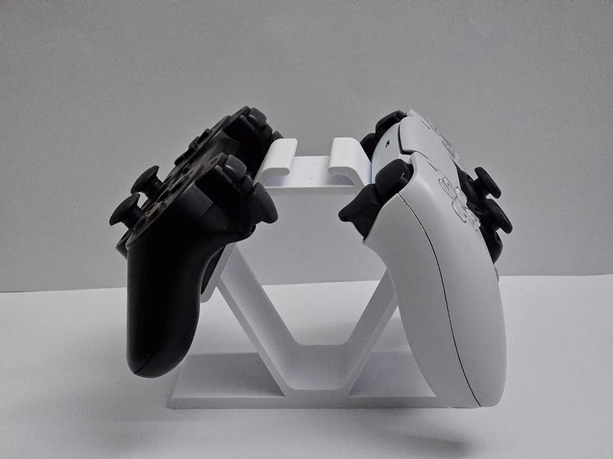Soporte Doble Mando Joystick Ps5 Ps4 Xbox Impresion 3d - Imagen 4