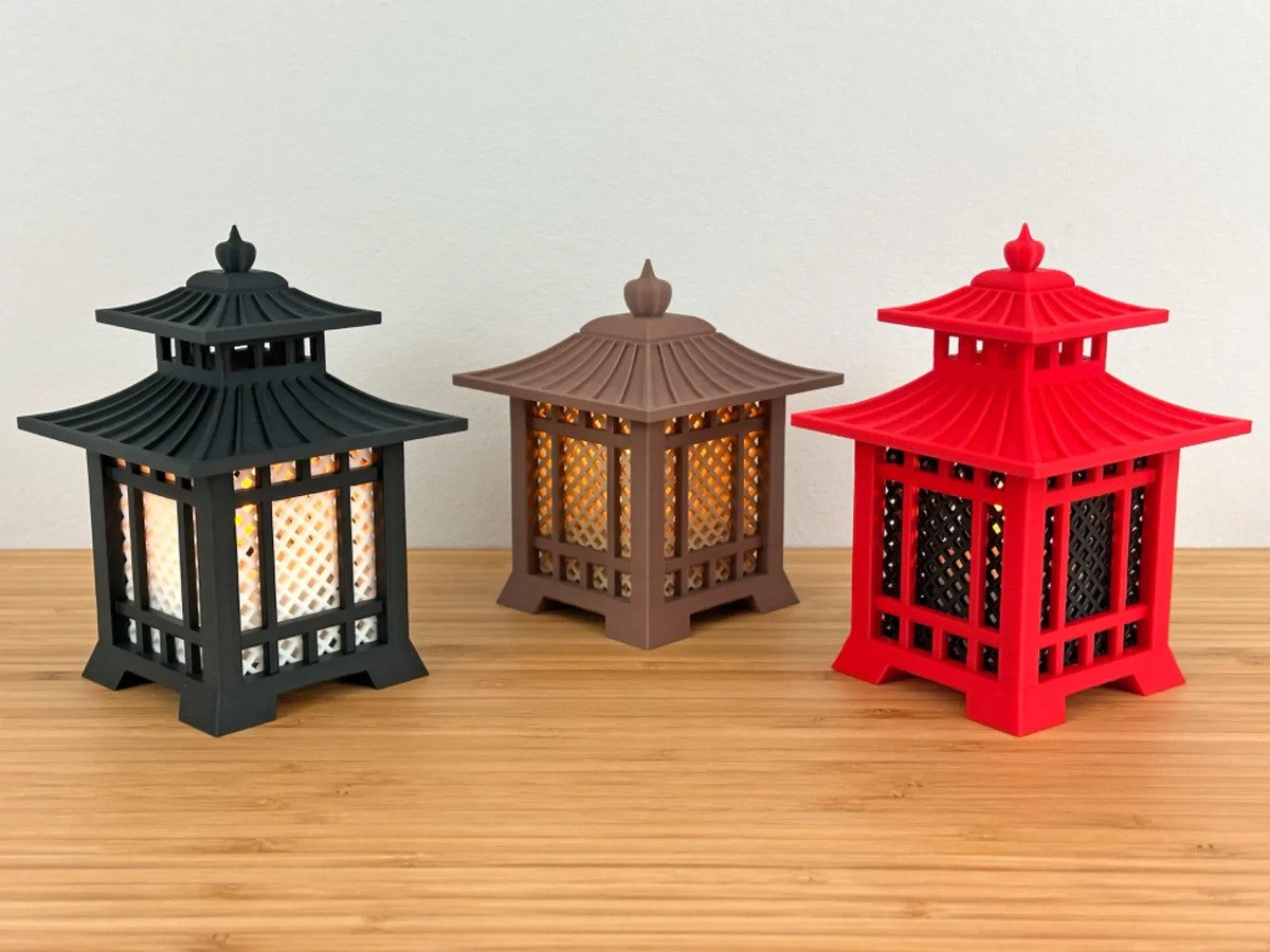 Mini Farol Japones Decoracion De Hogar Casita Tradicional - Imagen 4