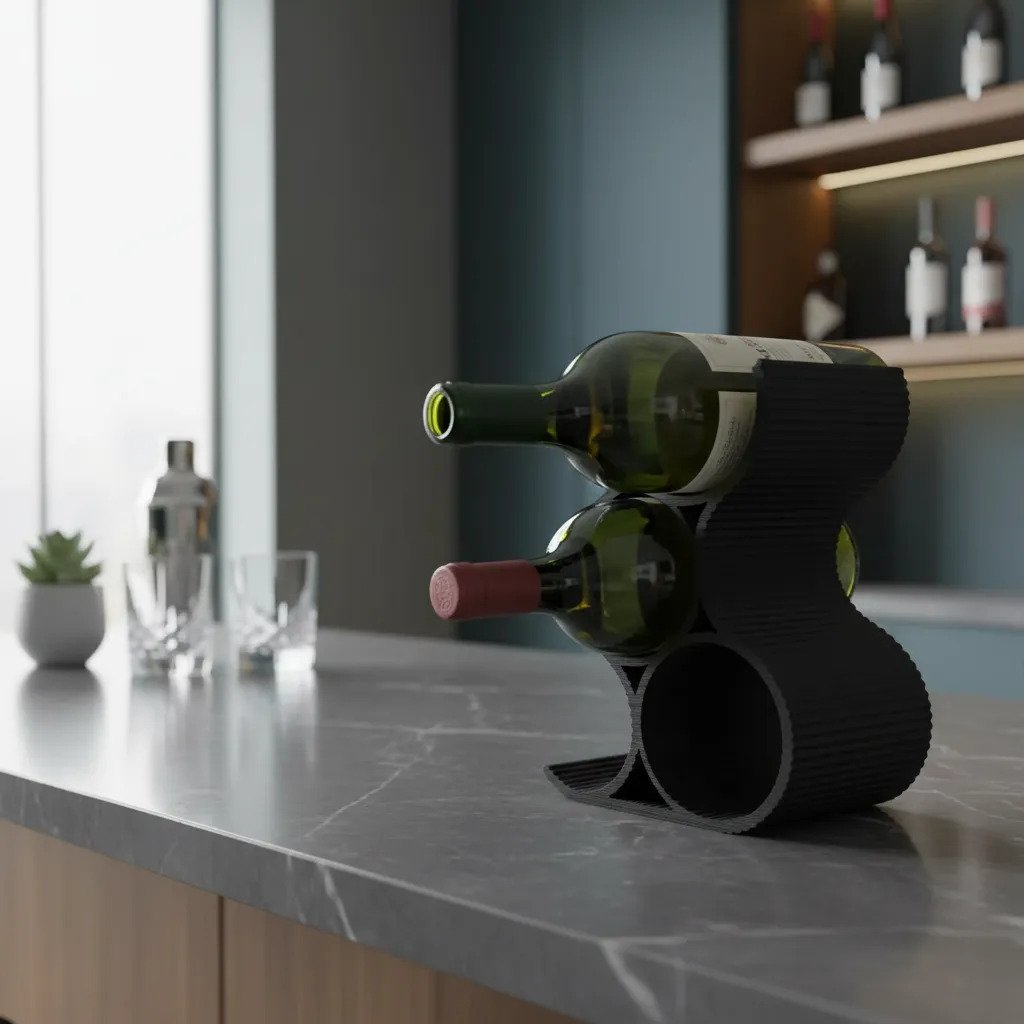 Vinoteca Y Bodega Para Exhibir 4 Botellas
