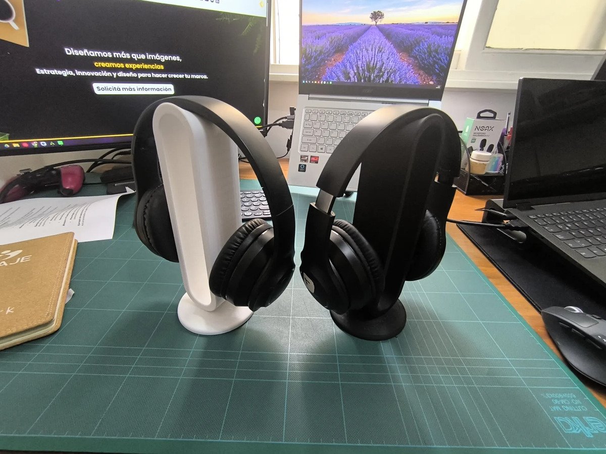 Soporte Auriculares Escritorio Minimalista Gamer Office - Imagen 2
