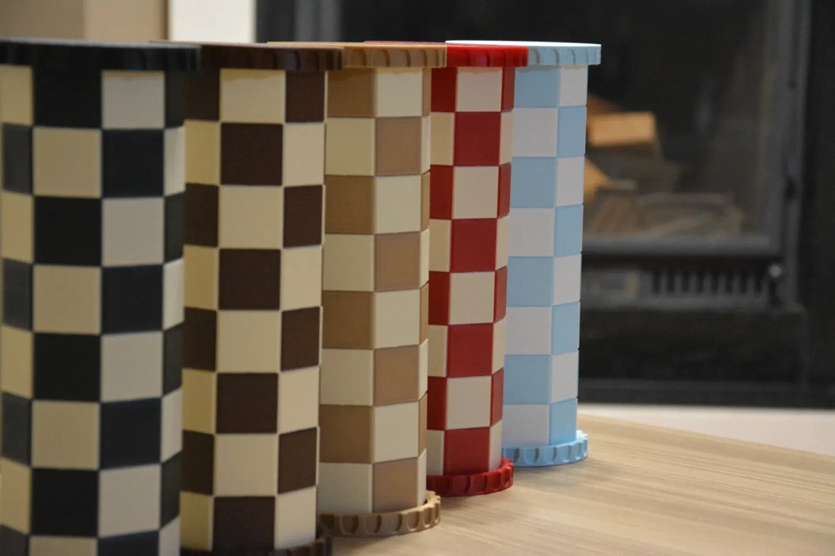 Juego De Mesa Ajedrez Damas De Juguete Minimalista Plegable - Imagen 5