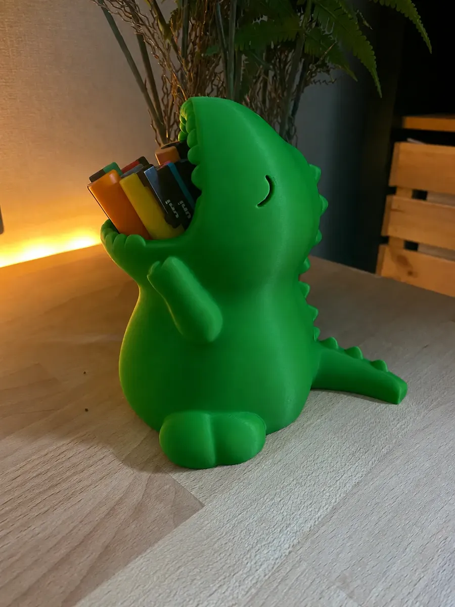 Organizador De Escritorio Multifuncion Portalapices T-rex