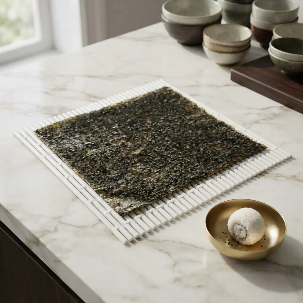 Esterilla Plástica Para Sushi Mediana Antideslizante