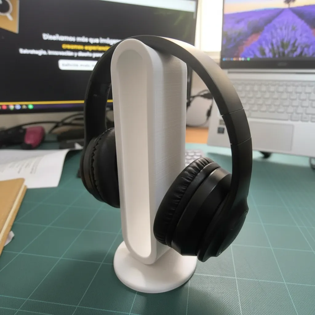 Soporte Auriculares Escritorio Minimalista Gamer Office - Imagen 4
