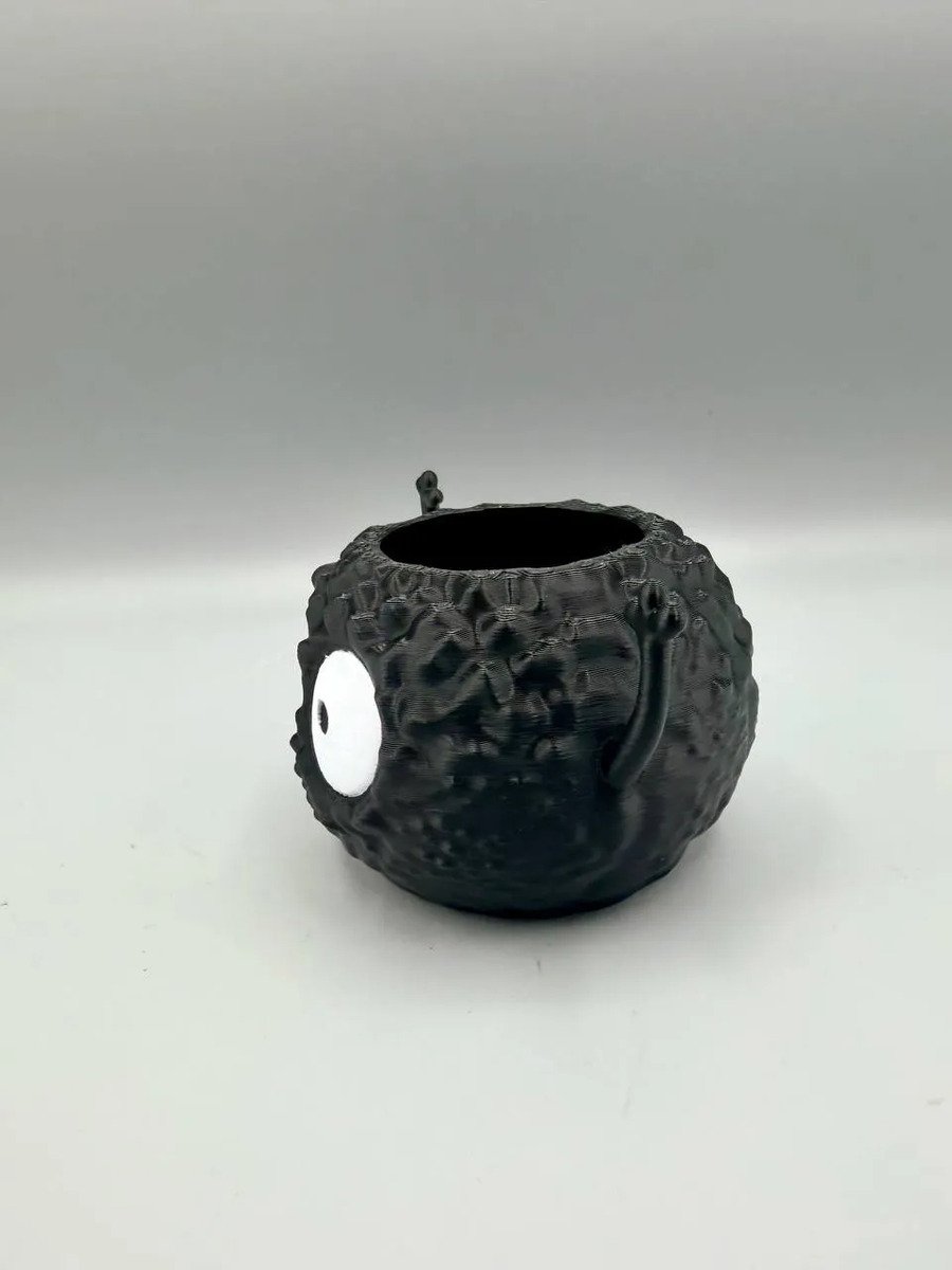 Maceta Figura Espiritu De Hollin Personaje Kawai 3d Negro Espiritu De Hollin - Imagen 2