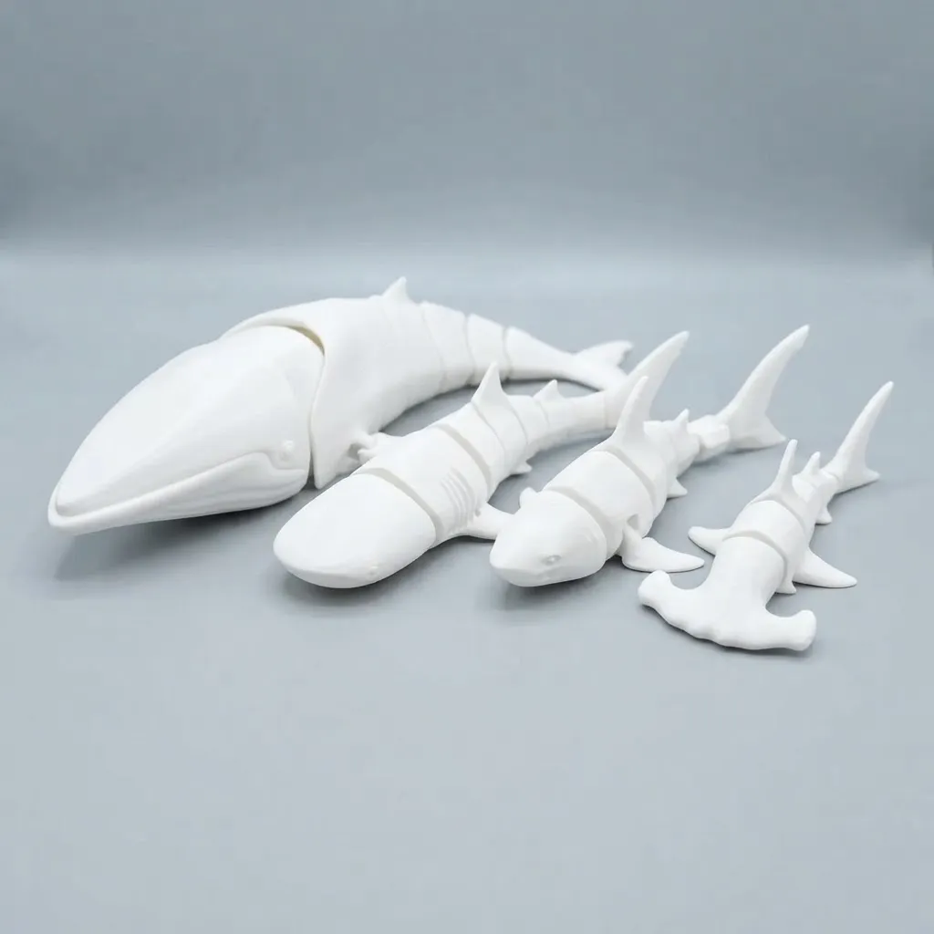 Set De Ballena, Tiburón (martillo Ballena Y Blanco) Juguetes